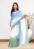 Horizon Tri Color Ombre Chiffon Saree